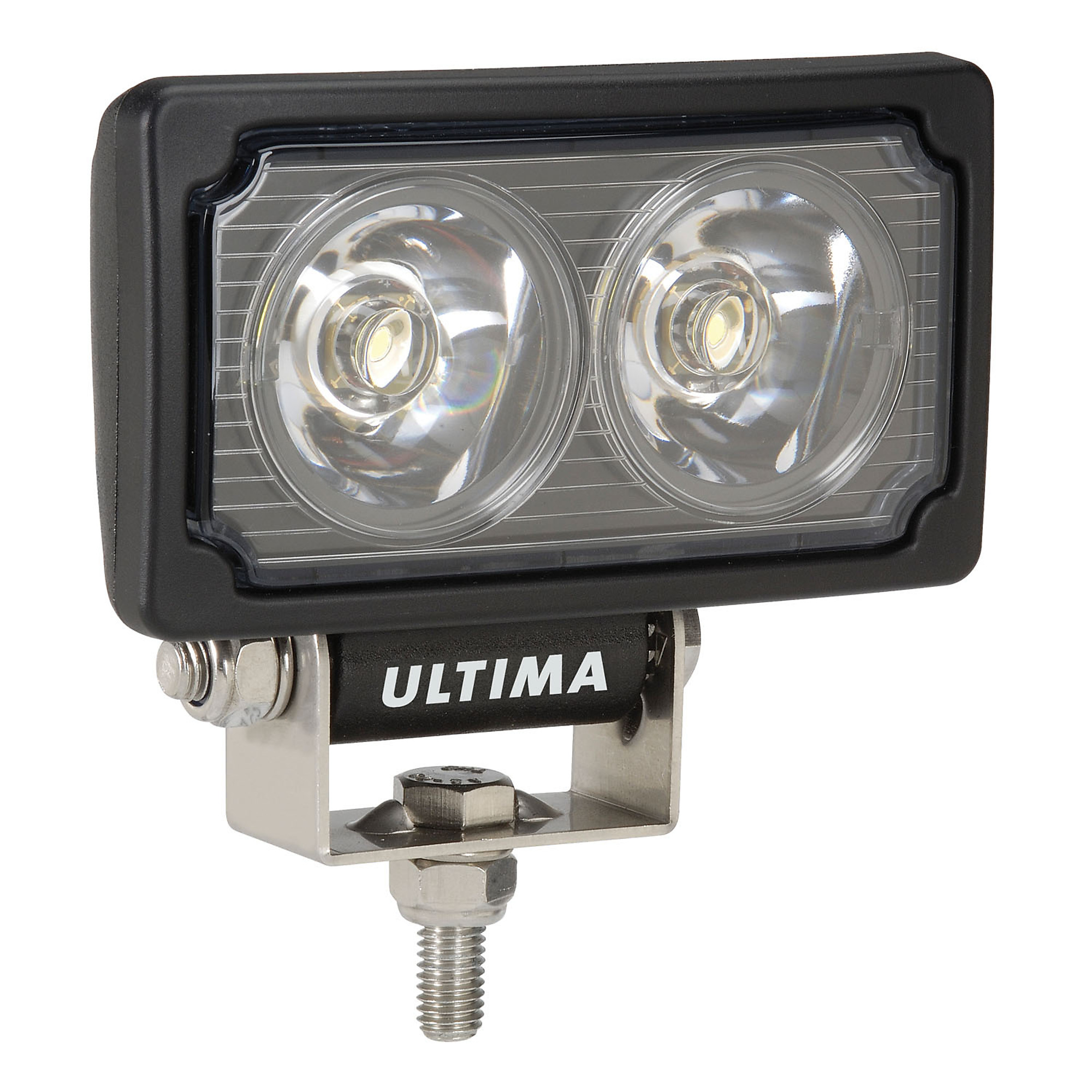 BWI Ultima, Work Lamp Spread, 1000 Lumens, Black, Rectangular, Light Output 1000 lumen, Light Bulb Type LED, Watts 10 Model# UT-72431-2